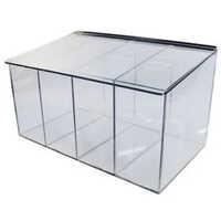 4 Compartment Cleanroom Gloves Acrylic Dispenser