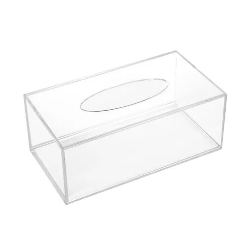 Transparent Acrylic Tissue Box Holder