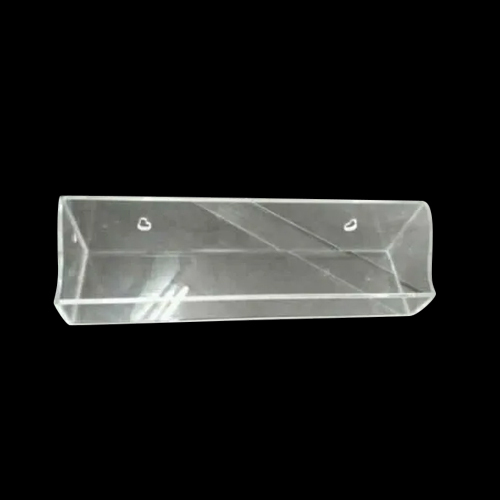 Transparent 18X5 Inch Acrylic Bathroom Wall Shelf