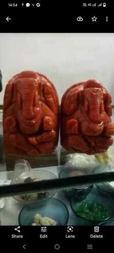 Red Italian Coral Ganesh