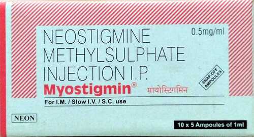 Myostigmin Neostigmin Methylsulphate 0.5/Ml Injection