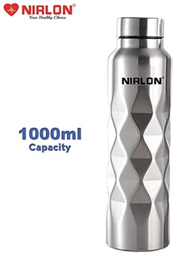 NIRLON Crystal Cool - SINGLE WALL FREEZER WATER BOTTLE - 1000ML