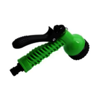 PLASTIC GARDEN HOSE NOZZLE WATER SPRAY GUN CONNECTOR TAP ADAPTER SET
