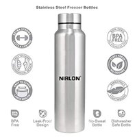 Ninlon Stainless Steel Freezer Water Bottle Thirst Cool 1000ML