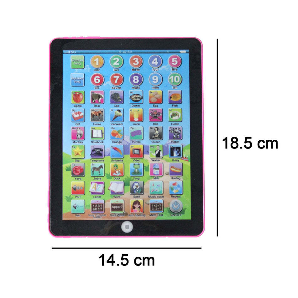 KIDS LEARNING TABLET PAD FOR LEARNING PURPOSES (8086)