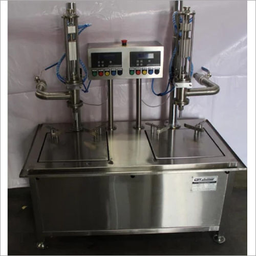 Two Head Cooking Oil Tin Filling Machine Application: Medical