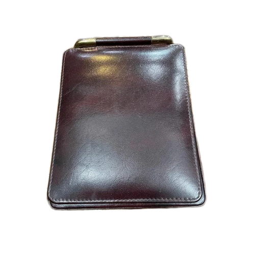 Foldable Leather Notepad Holder