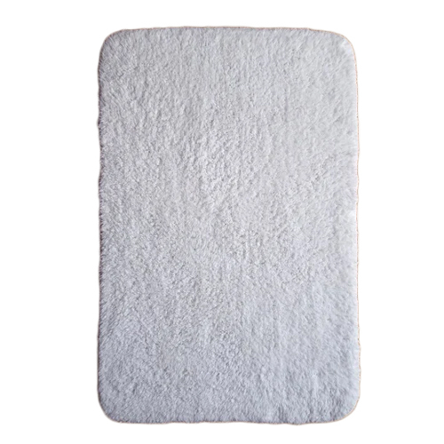 White Rectangular Round Corner Hotel Bath Mat at Best Price in Panipat