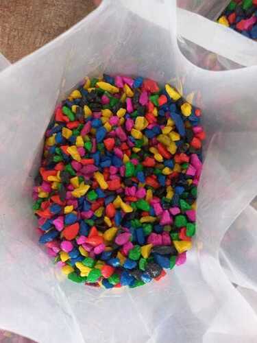 Aquarium Decoration Stone Multi Color Coated Mix Chips With Water Proof Color Chips - Artificial Stone Type: Solid Surface