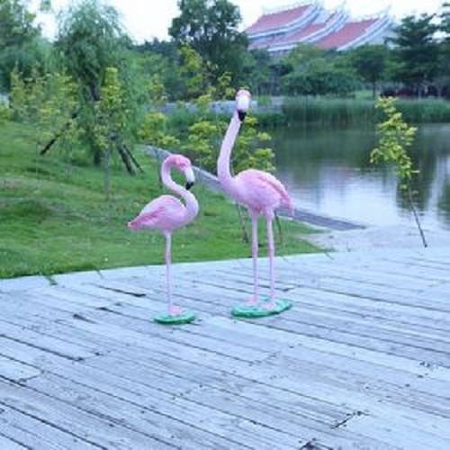Fiberglass Flamingo Statue