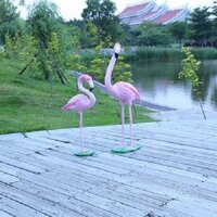 Fiberglass Flamingo Statue