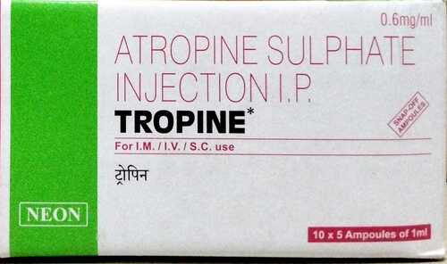 TROPINE 0.6MG  ATROPINE SULPHATE INJ
