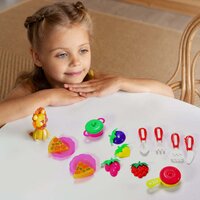 PLASTIC KITCHEN SET TEA PARTY KITCHEN SET TOY (4452)