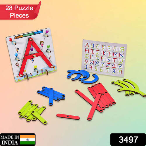 Alpha Numeric Puzzle Construction Puzzle Toys (3497) Age Group: 5-7 Yrs