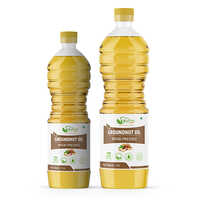 1l Wood Pressed Groundnut Oil - Natural Cold-pressed Oil, Rich In Monounsaturated & Polyunsaturated Fatty Acids For Cooking & Seasoning