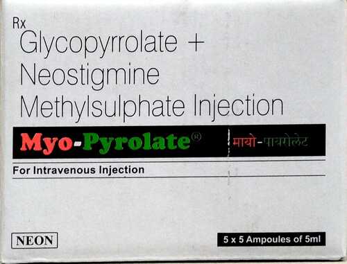 MYOPYROLATE 5ML GLYCOPYROLATE NEOSTIGMIN METHYLSULPHATE