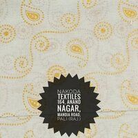 Gold Print Turban Fabric