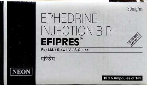 Liquid Efipres 30Mg Ephedine Injection