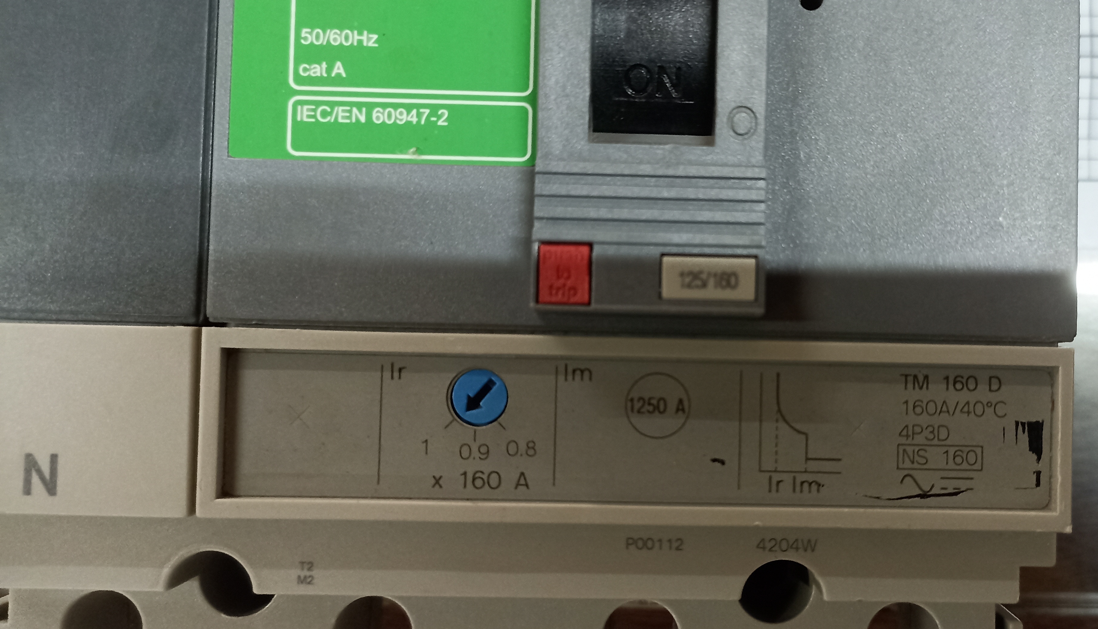 SCHNEIDER (CVS 250F) 160A 4P MCCB