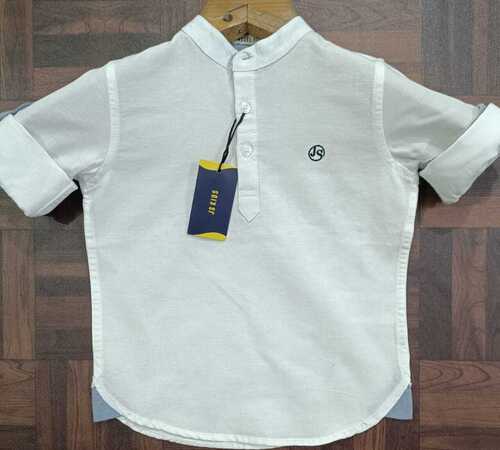 Kids Chinese Collar Shirts Age Group: Customized