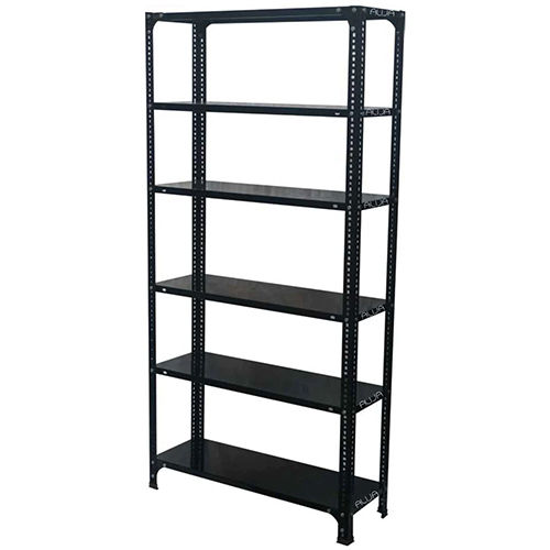 Durable Slotted Angle Metal Rack With Multipurpose