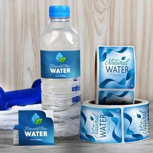 Packaged Drinking Water Bottle Label