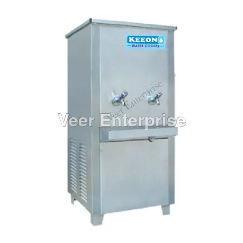 150 Litre Stainless Steel Water Cooler - Color: Silver