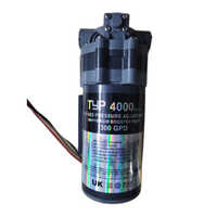 300 Gpd Ro Pump - Mild Steel, Max Flow Rate 80 Psi, Black | 1 Year Warranty, Commercial Use