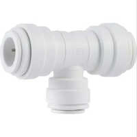 1-4 Inch Pp Push Fit Tee - Plastic Material | Various Sizes For Reliable Rigid Tube Connections