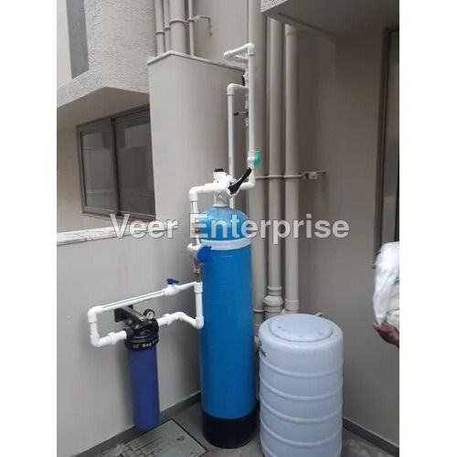 100 Lph Manual Water Softener - Installation Type: Cabinet Type