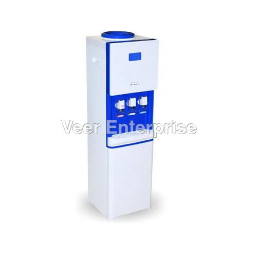 White And Blue Cold Water Dispenser With Freeze