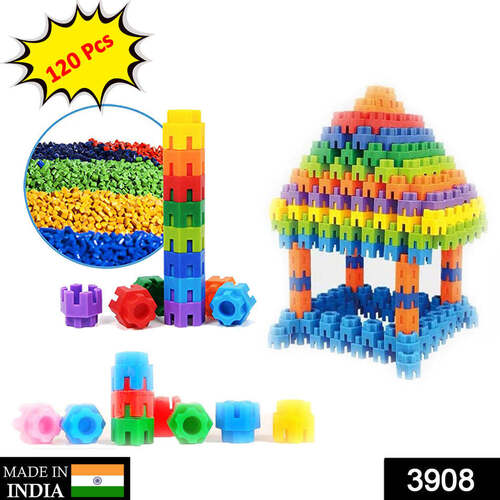 Hexa Blocks Toy 120 Pc Building Construction Toy Set (3908) Age Group: 1-2 Yrs