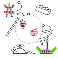 HEXA BLOCKS TOY 120 PC BUILDING CONSTRUCTION TOY SET (3909)