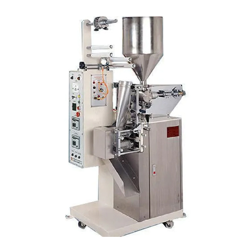 Piston Filing Packaging Machine - Metal, Silver Color, 2 HP Power, 420 Volt Voltage | Durable, Heavy Duty Automatic with Human Machine Interface