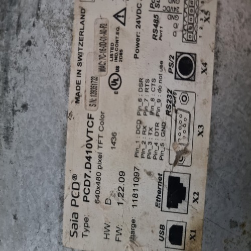 SAIA PCD PCD7.D410VTCF HMI