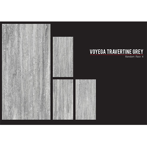 Voyega Travertine Grey Vitrified Tile