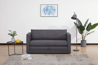 Zippy Sofa Cum Bed in Grey Colour
