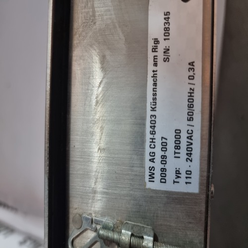 IWS IT8000 INDUSTRIELLE WAEGESYSTEME AG