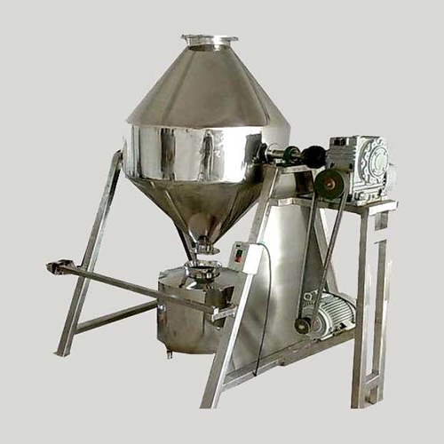Double Cone Blender - Stainless Steel Design | Semi-Automatic Operation, Efficient Mixing Solution