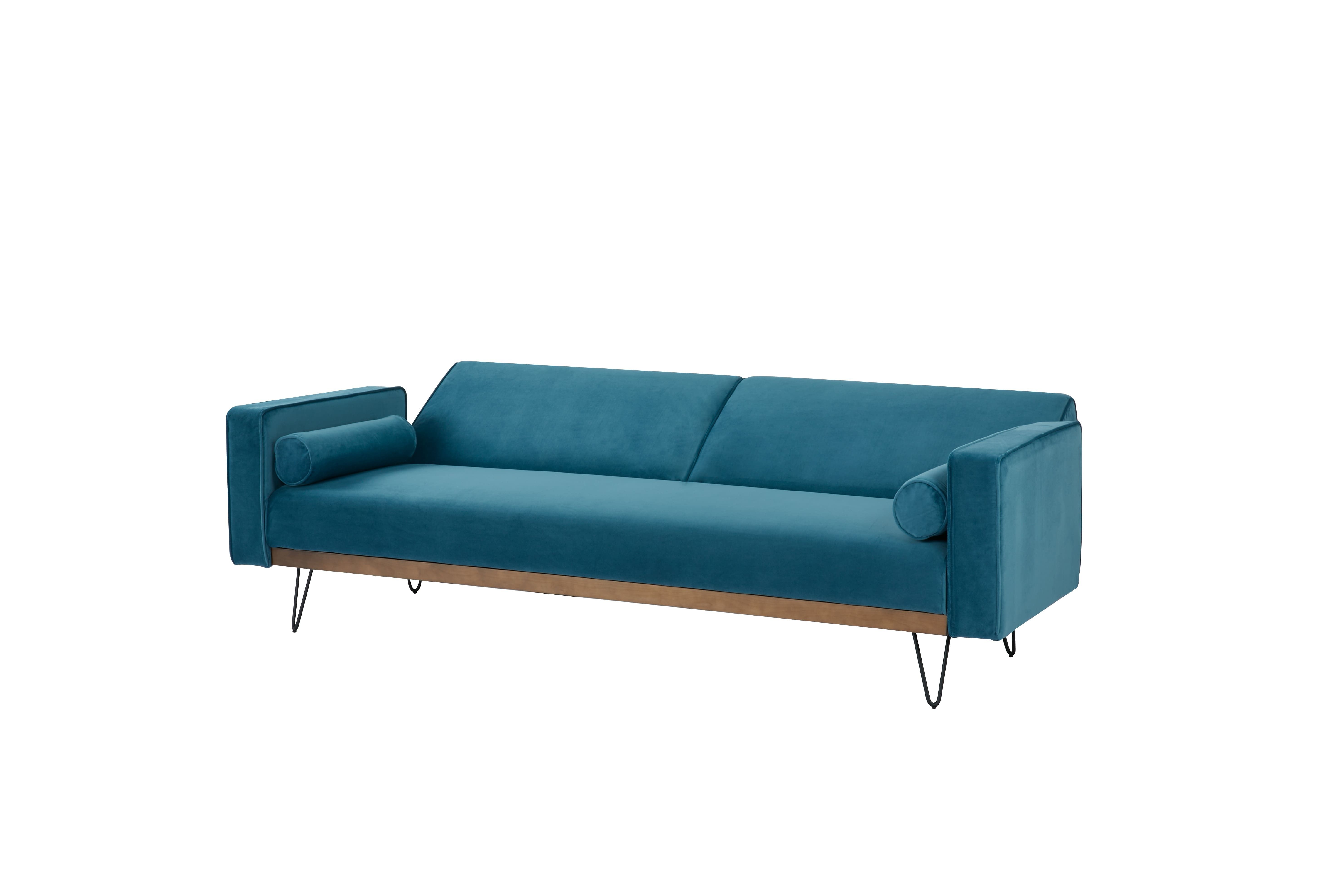 Tanky Sofa Cum Bed in Blue Colour