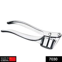 Stainless Steel Garlic Press Crusher - Handheld Zinc Alloy Rust-proof Garlic Mincer, Easy To Use & Clean, Lightweight For Kitchen Efficiency