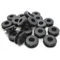 Rubber Grommets - Silicone Rubber, 30x15x10 Mm, Black Color | High Durability For Automobile Industry, Easy Installation, Long-lasting Protection