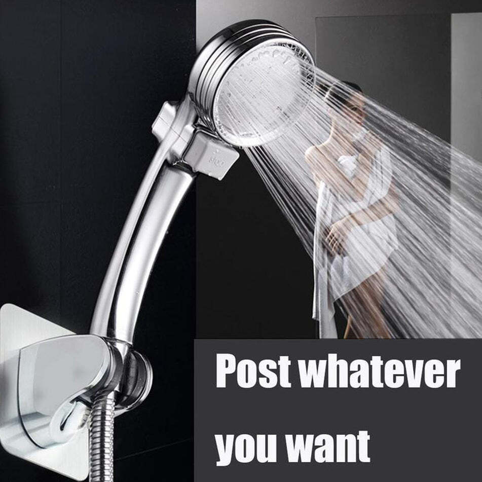 ADHESIVE HANDHELD SHOWER HEAD HOLDER (6255)