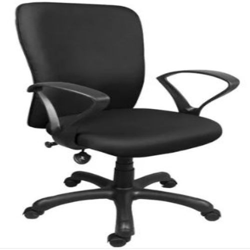 Black Medium Back Chair