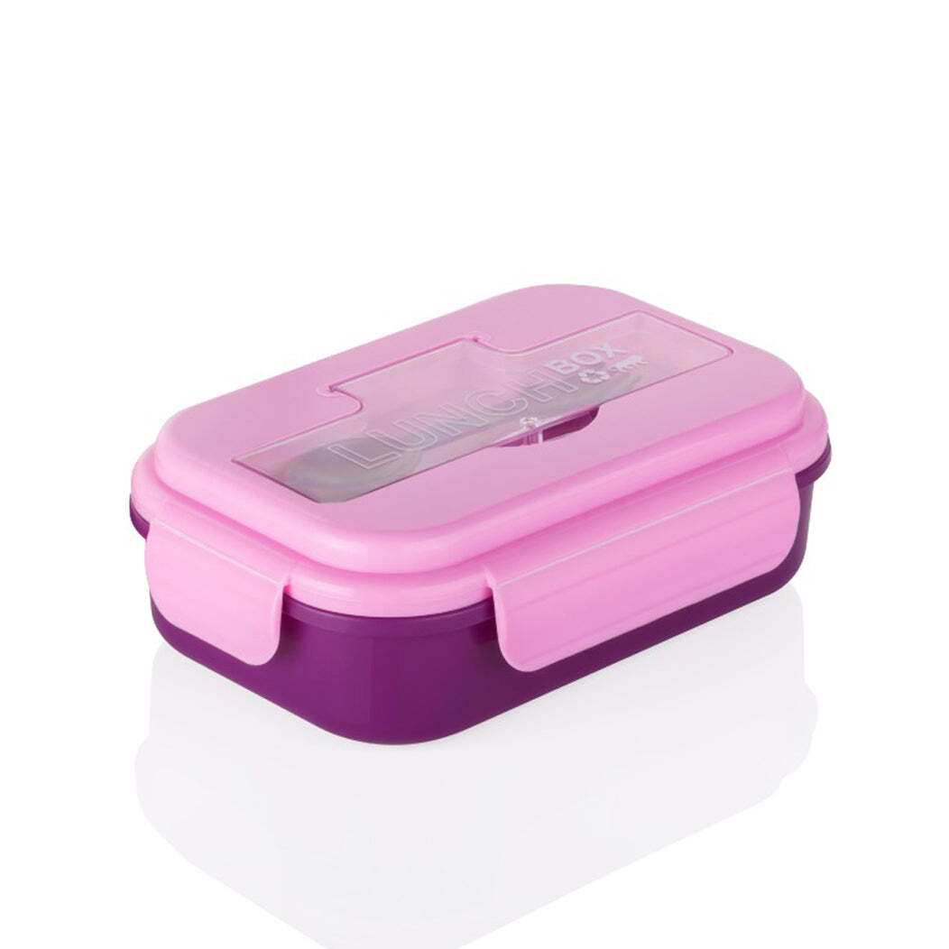 LUNCH BOX 3 COMPARTMENT PLASTIC LINER LUNCH CONTAINER(2809v)