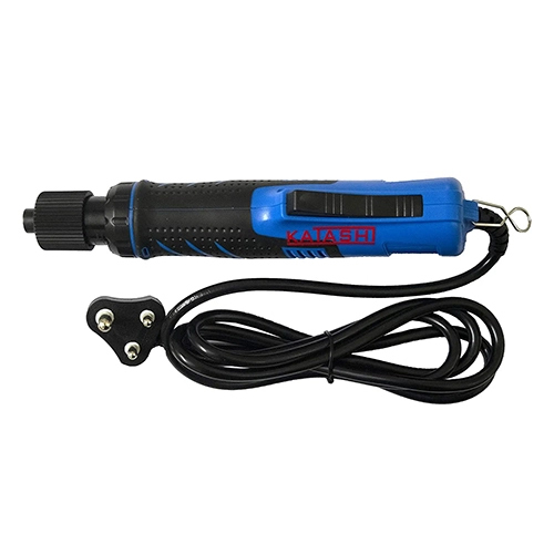 ब्लू-ब्लैक इलेक्ट्रिकल स्क्रू ड्राइवर