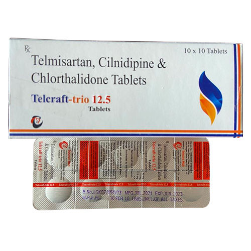 Telmisartan Cilnidipine And Chlorthalidone Tablets