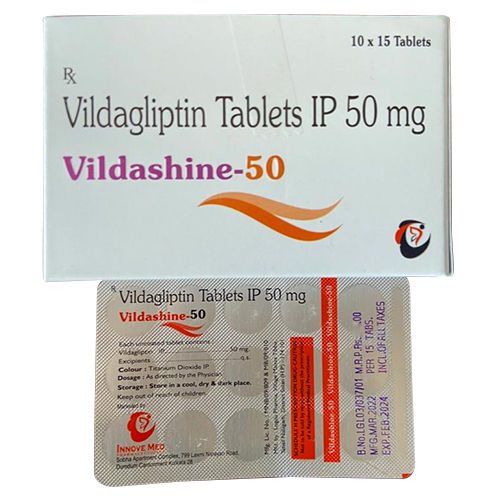 50mg Vildagliptin Tablets IP