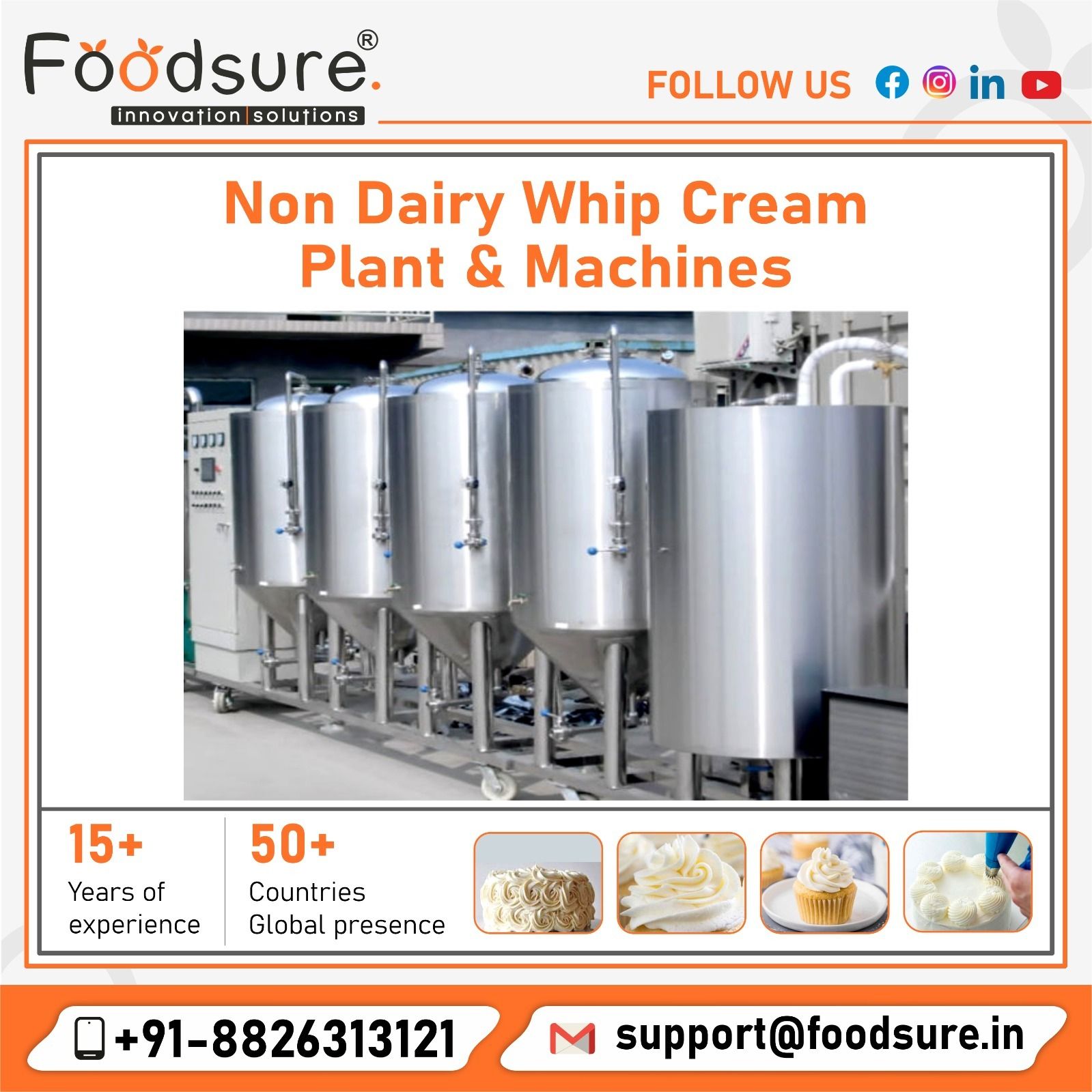 Non Dairy Whipped Cream machine