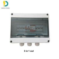 6 In 1 Out 1000V Solar PV Boxes Array DC Combiner Box with ABS Plastic Box